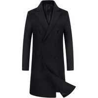Men’s Wool Blend Trench Coat - Pedro