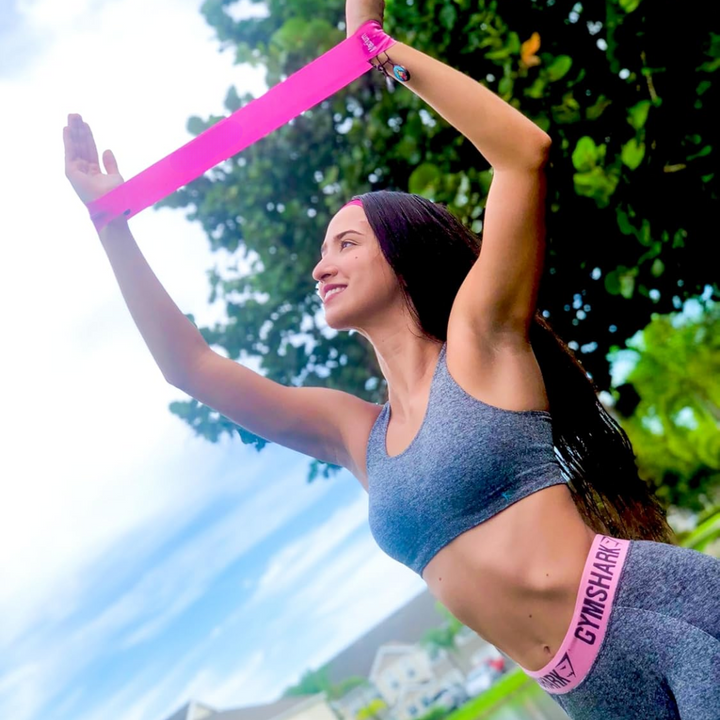 Set of Resistance Bands – 5 Bands with Guide and Storage Bag