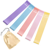 Set of Resistance Bands – 5 Bands with Guide and Storage Bag