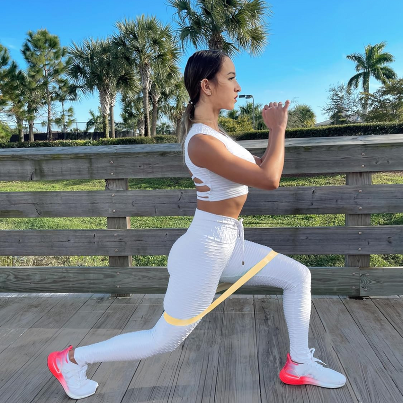 Set of Resistance Bands – 5 Bands with Guide and Storage Bag