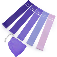 Set of Resistance Bands – 5 Bands with Guide and Storage Bag