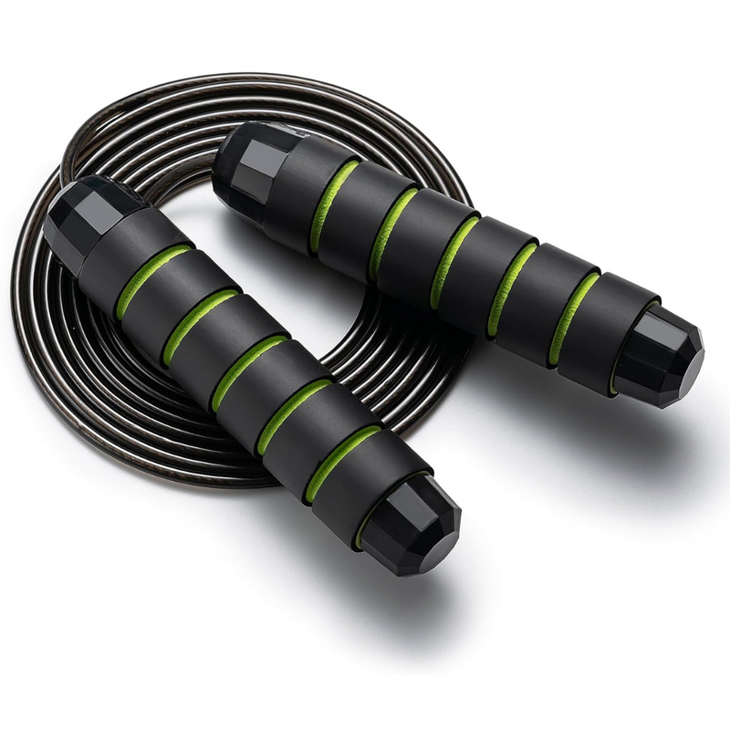 Adjustable Jump Rope with Tangle-Free Bearings