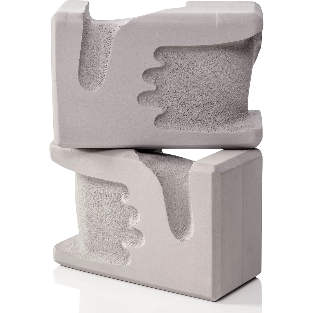 Hand-Shaped Yoga Blocks 2-Pack