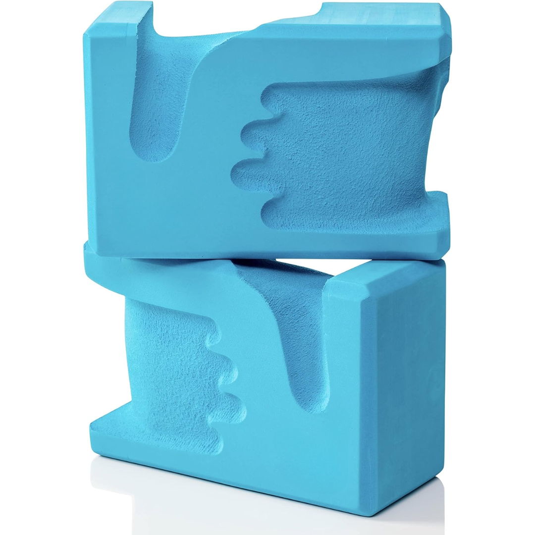 Hand-Shaped Yoga Blocks 2-Pack