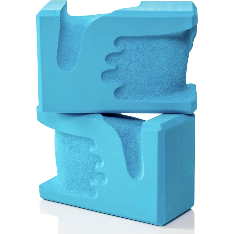 Hand-Shaped Yoga Blocks 2-Pack