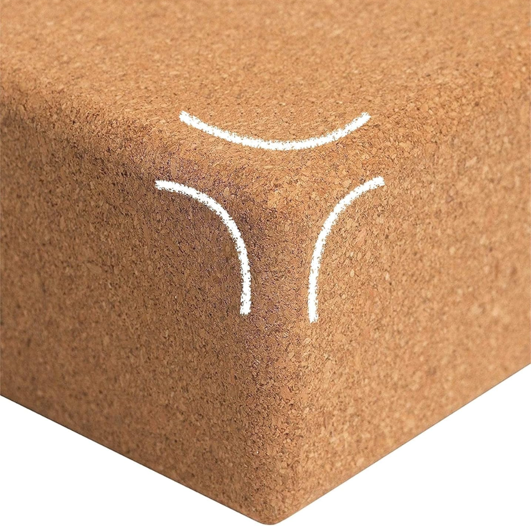 Kurk Yoga Blokken – Natuurlijk, Antislip, Geurvrij (2-Pack)