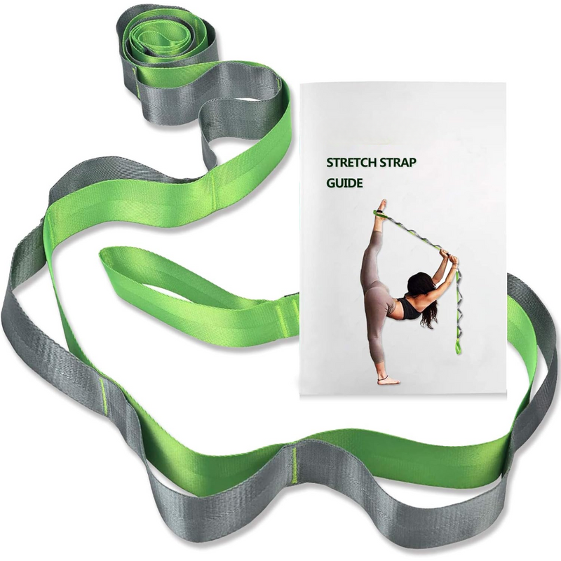 Yoga Stretch Band with 12 Loops