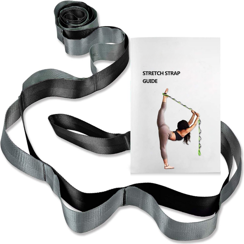 Yoga Stretch Band with 12 Loops