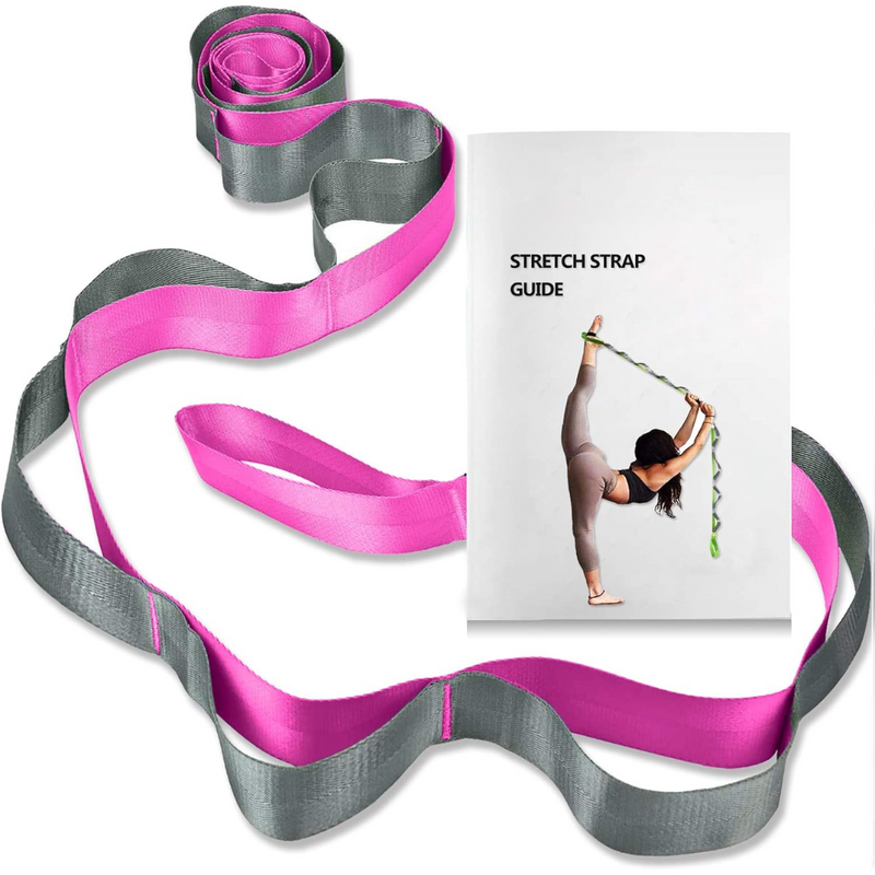 Yoga Stretch Band with 12 Loops