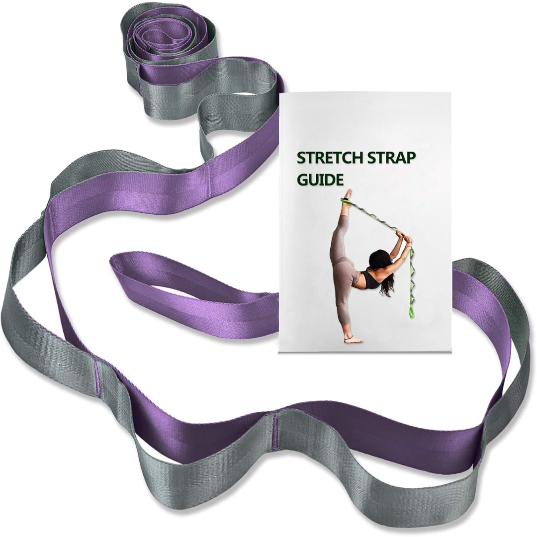 Yoga Stretch Band with 12 Loops