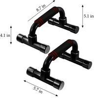 Ergonomic Push-Up Bars with Non-Slip Base