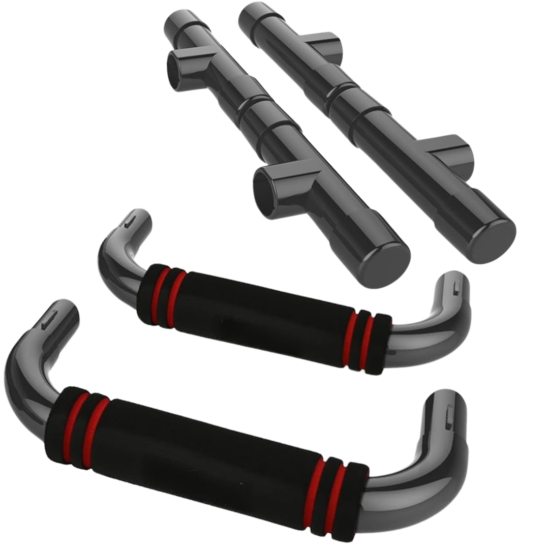 Ergonomic Push-Up Bars with Non-Slip Base