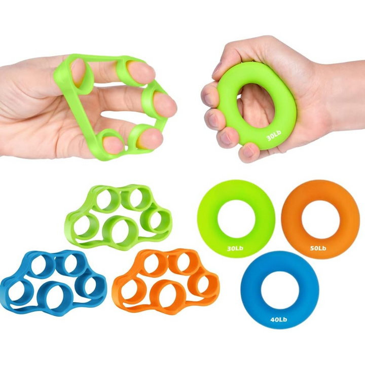 Hand Grip Strengthener Set (6 Pieces)