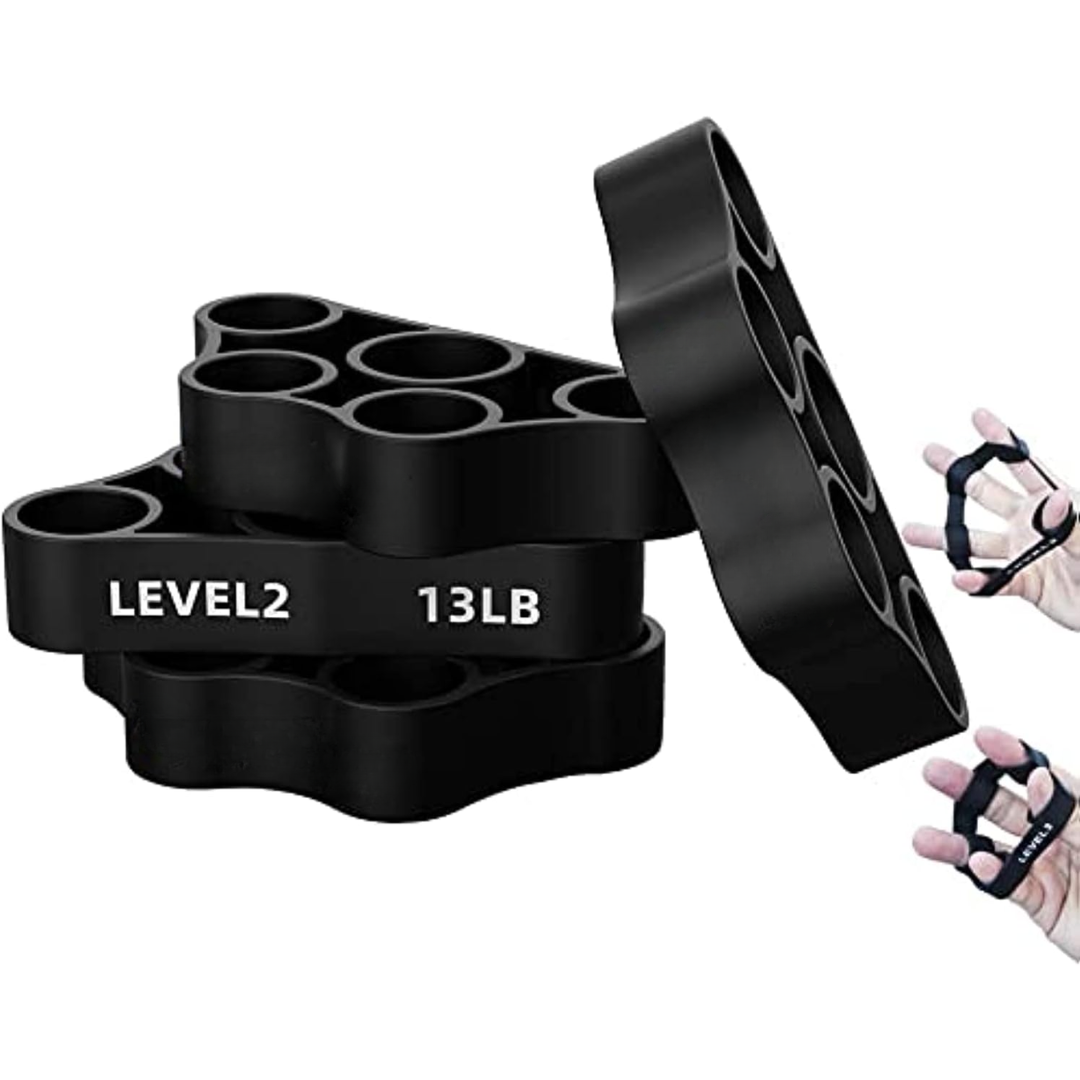 4-Pack Hand Exerciser Grip Strengthener Set