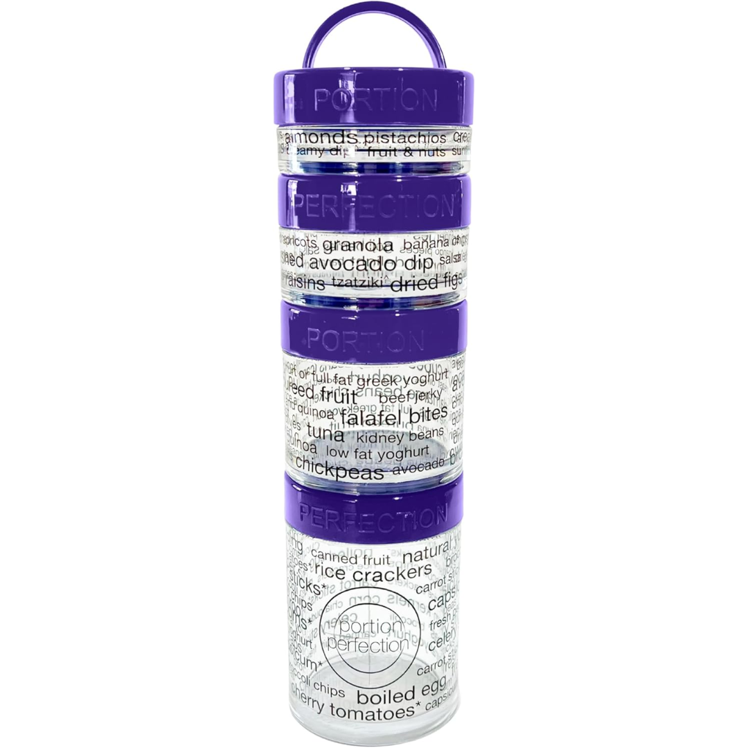 100-Calorie Snack Portiecontrole Containers - Stapelbare Set