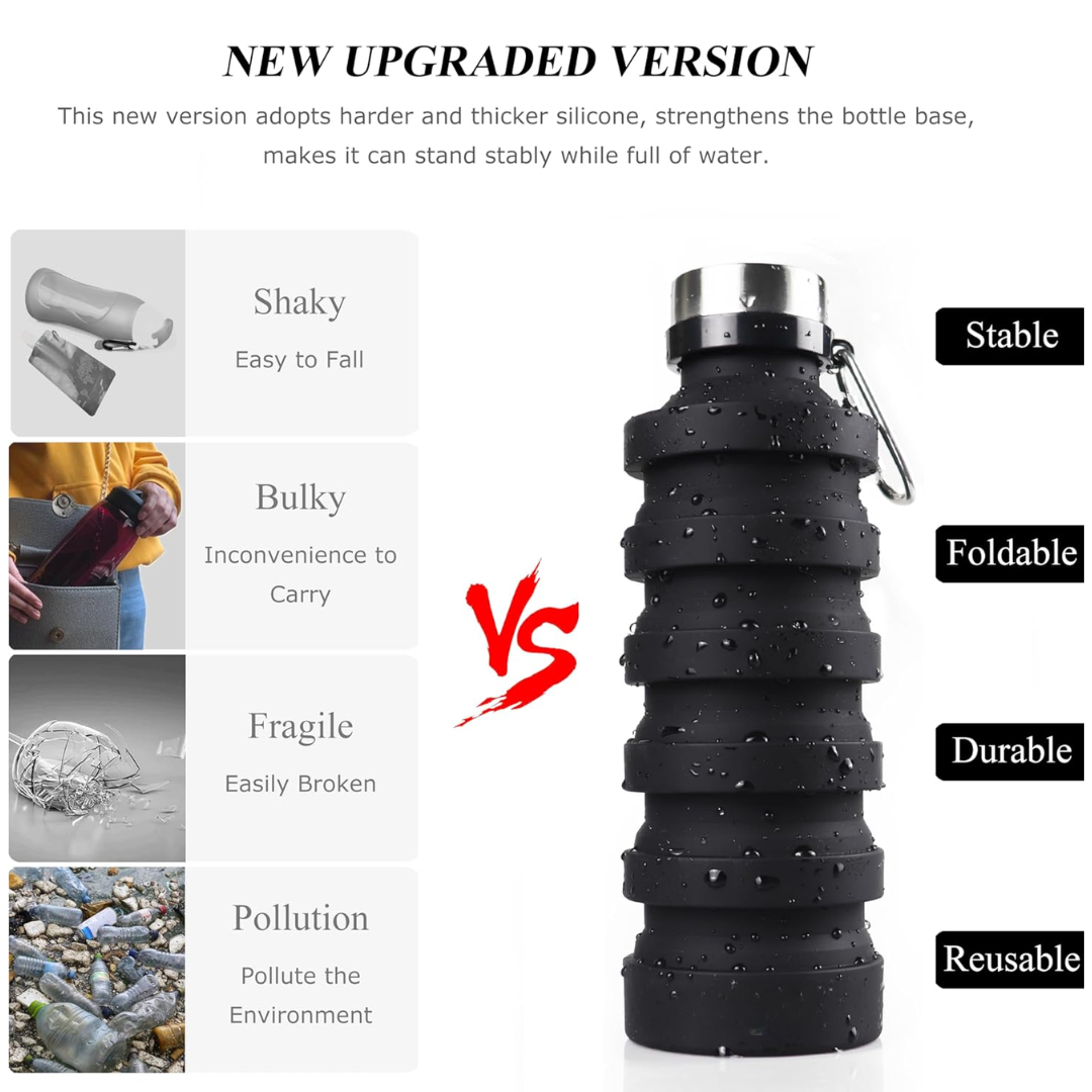 Foldable Shockproof Water Bottle