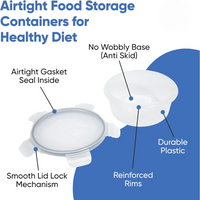 32-Piece Airtight Storage Box Set