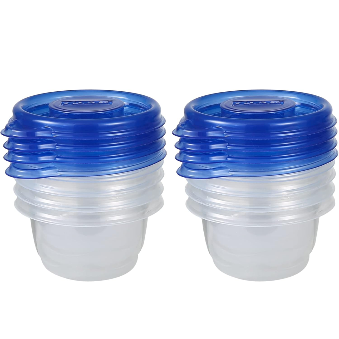Mini Voedselopslagcontainers – 118 ml met Deksel (8-Pack)