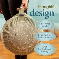 Premium Velvet Meditation Cushion