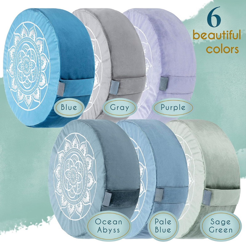 Premium Velvet Meditation Cushion