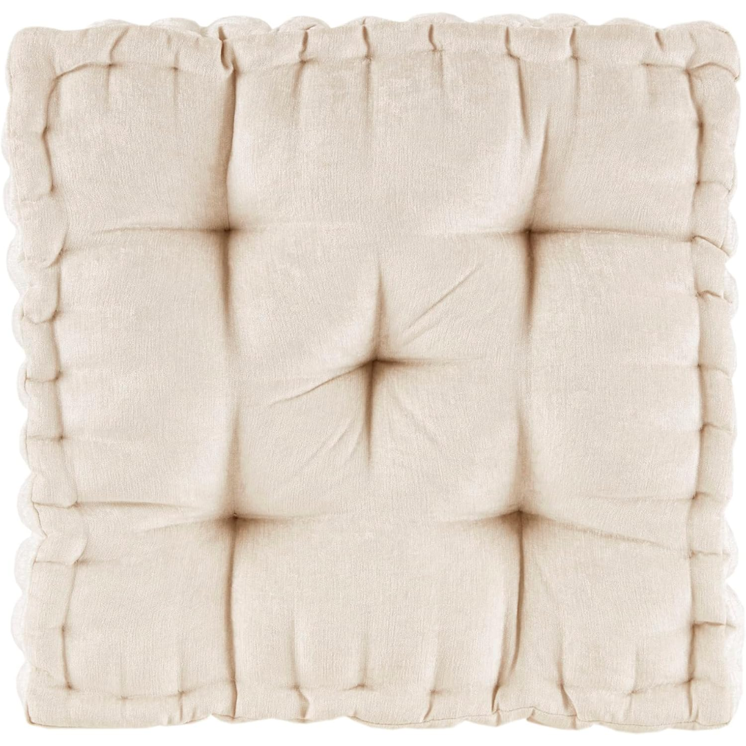 Grote Chenille Vloerkussen voor Meditatie & Yoga