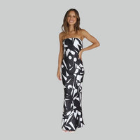 Strapless Maxi Dress with Airy Fit – Jade