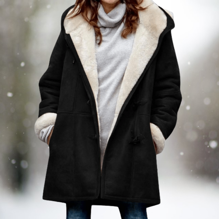 Stylish Suede Fleece Jacket for Women - Camilla
