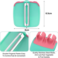 4-Piece Finger Vegetable Peeler Set