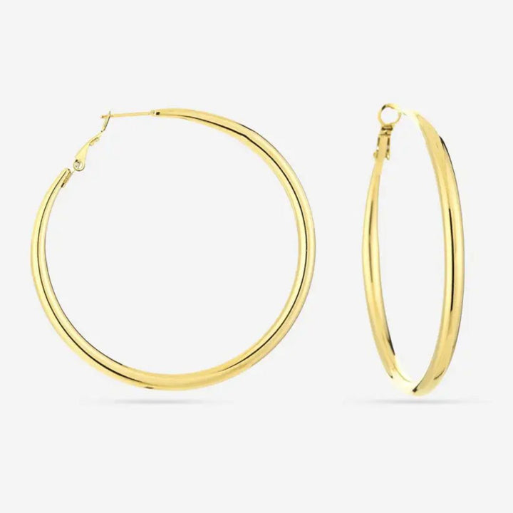 Sammy Jackson™ Gold Hoop Earrings (60 mm) | Luxurious & Stylish