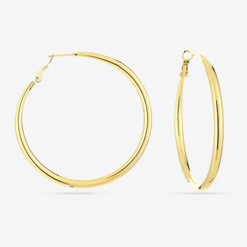 Sammy Jackson™ Gold Hoop Earrings (60 mm) | Luxurious & Stylish