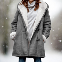 Stylish Suede Fleece Jacket for Women - Camilla