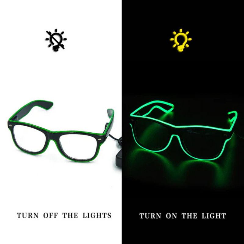 Glowing Neon Glasses - LumaGlow