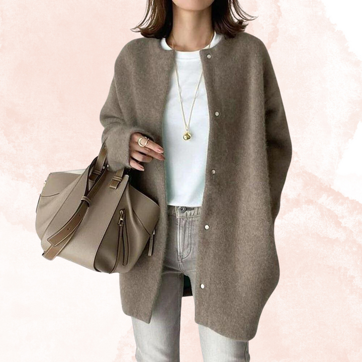 Light Khaki Summer Jacket with Timeless Style – Noa