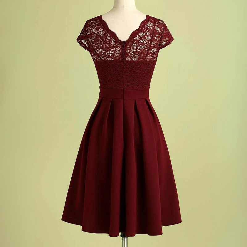 Sammy Jackson™ Sukienka Kylie | Bordowy & Vintage