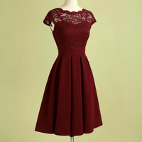 Sammy Jackson™ Sukienka Kylie | Bordowy & Vintage