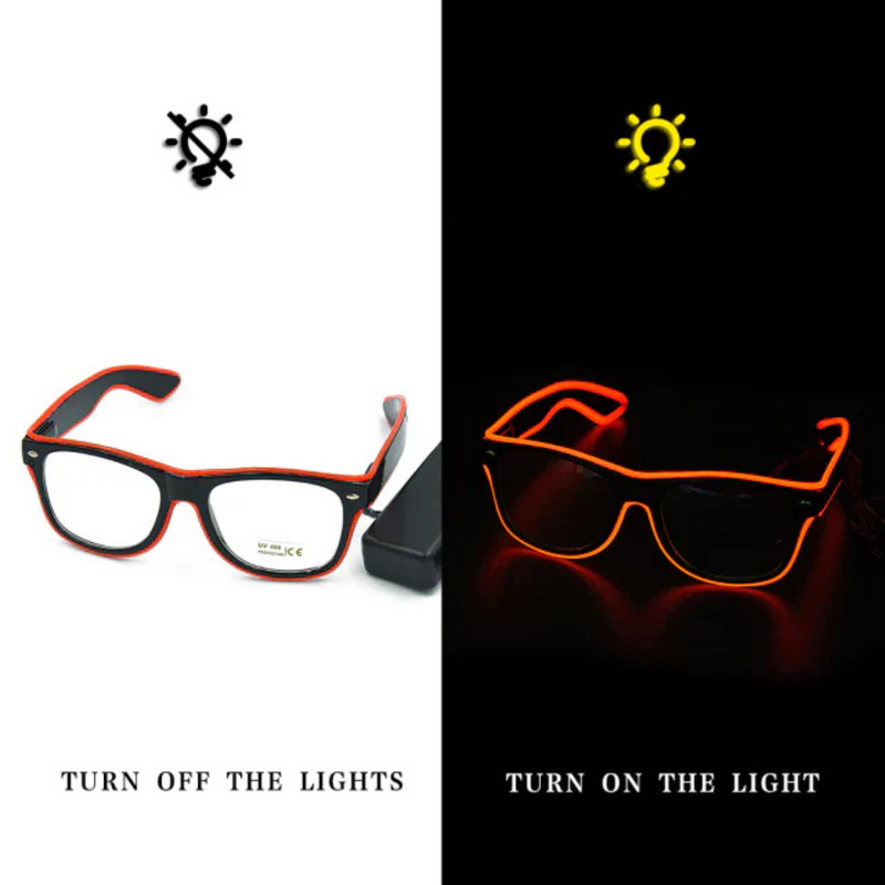Glowing Neon Glasses - LumaGlow
