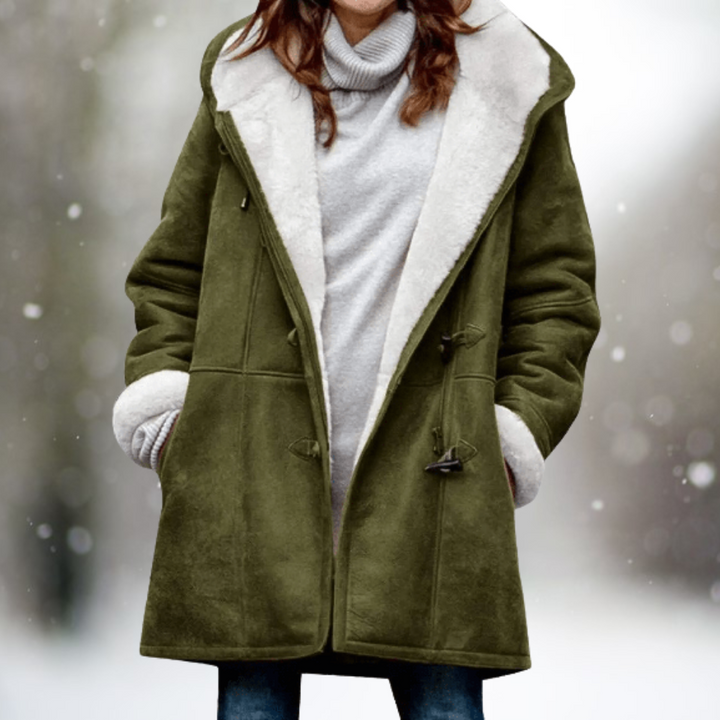 Stylish Suede Fleece Jacket for Women - Camilla