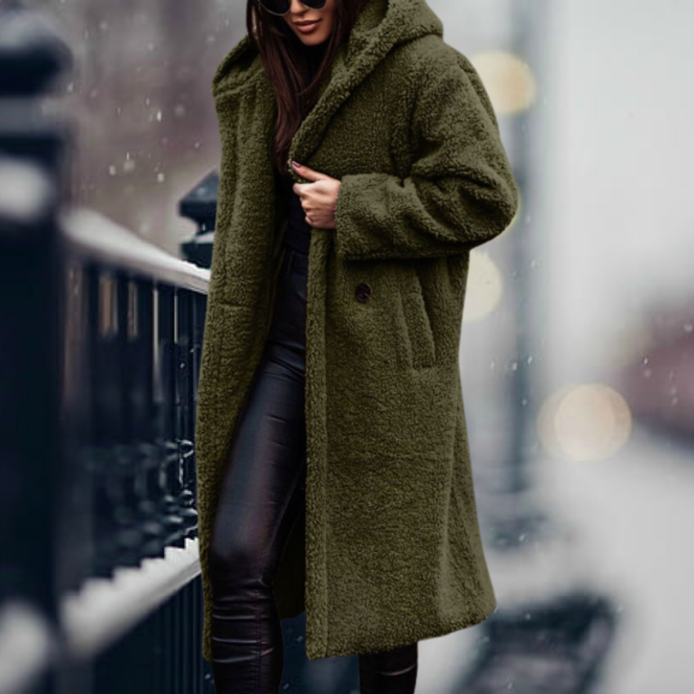 Warm and Stylish Long Winter Coat - Amara