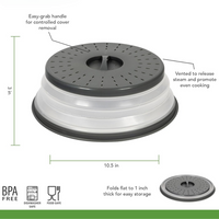 Microwave Splatter Cover - Foldable Silicone Lid
