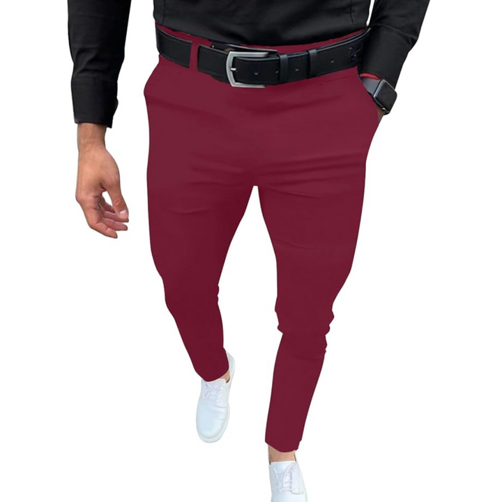 Slim Fit Stretch Men's Pants - Boaz