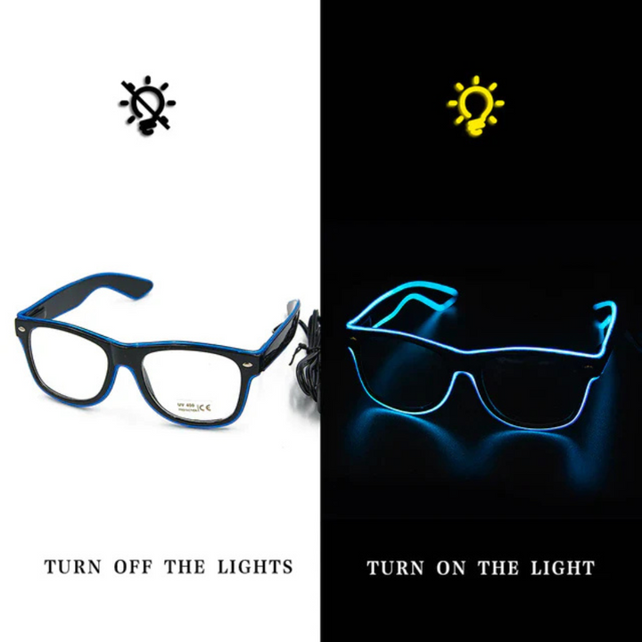 Glowing Neon Glasses - LumaGlow