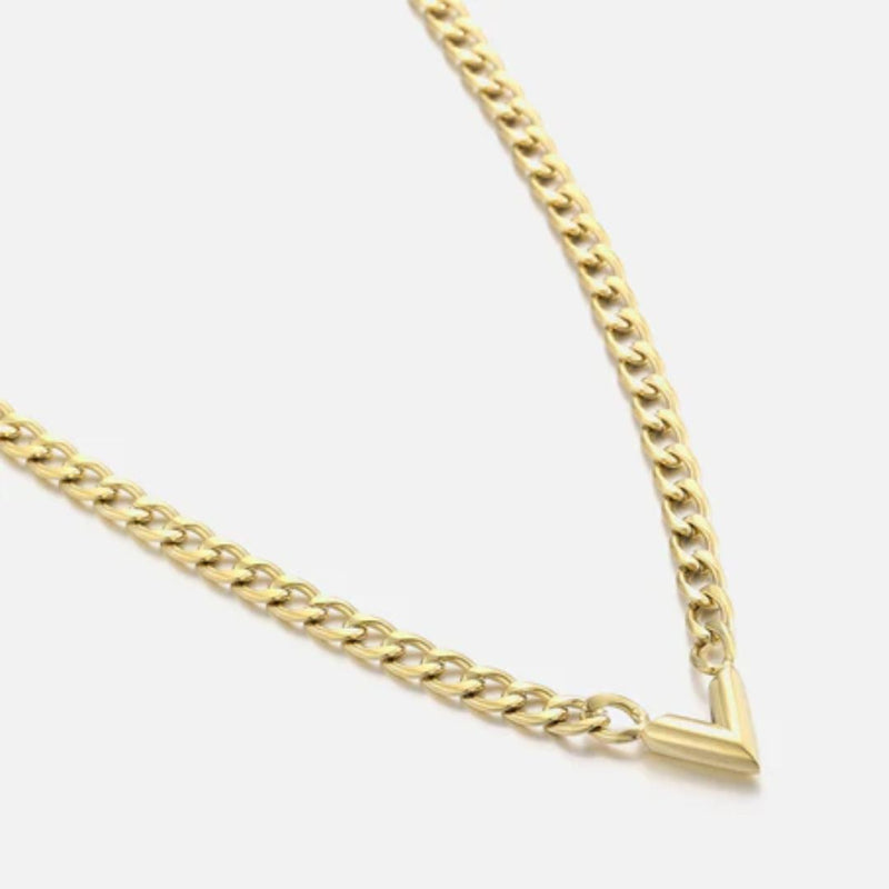 Sammy Jackson™ V-Schakelketting | Goud & Modern