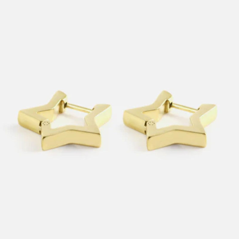 Sammy Jackson™ Gouden Ster Hoepeloorbellen | Trendy & Speels