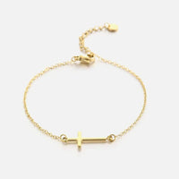 Sammy Jackson™ Gouden Kruisarmband | Spiritueel & Stijlvol