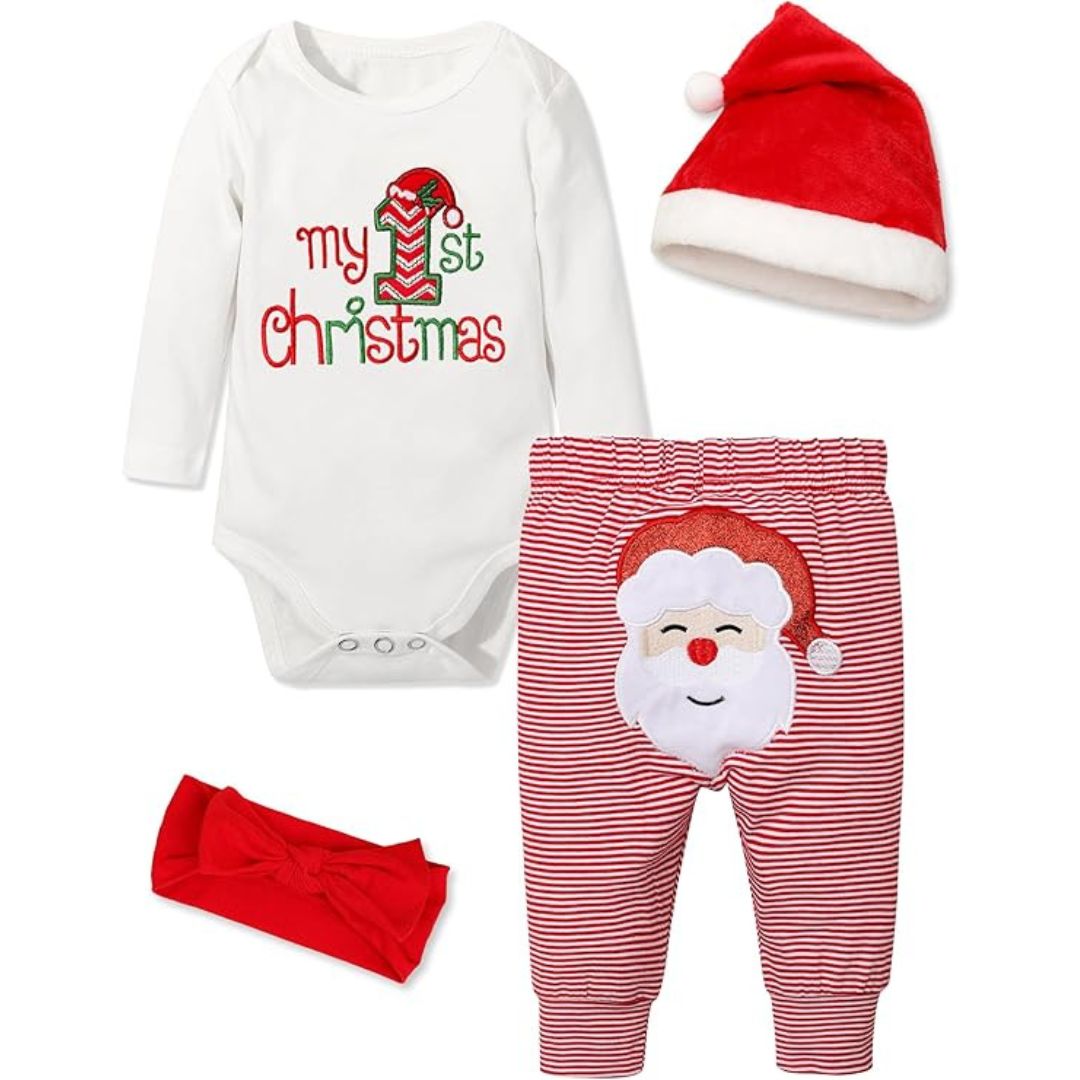 Baby’s First Christmas Outfit - TinyHoliday