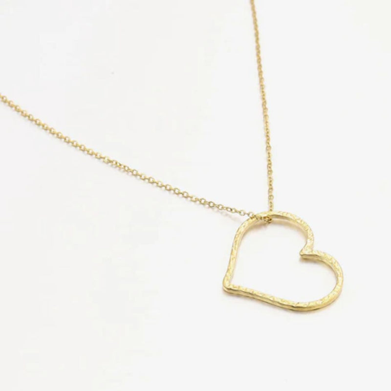 Sammy Jackson™ Large Open Heart Necklace | Bold & Stylish