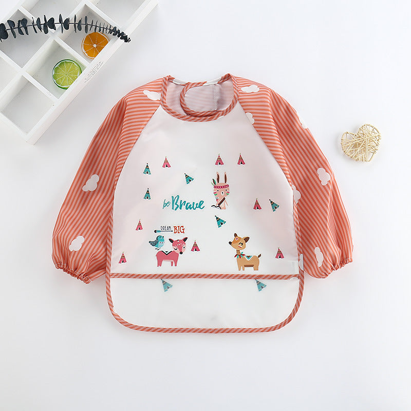 Waterproof Baby Bib with Sleeves