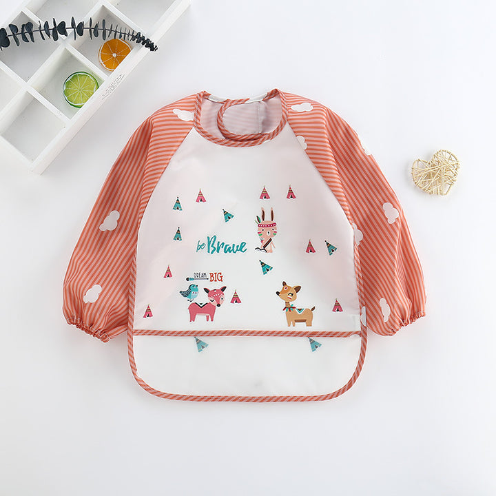 Waterproof Baby Bib with Sleeves