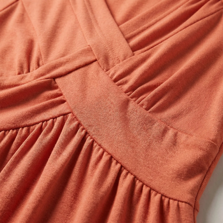 V Ausschnitt Maxikleid - Rebekka