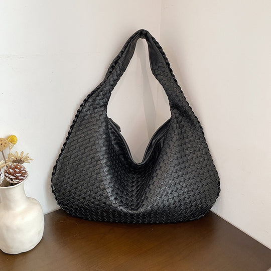 Trendy Geweven Schoudertas - Ruby
